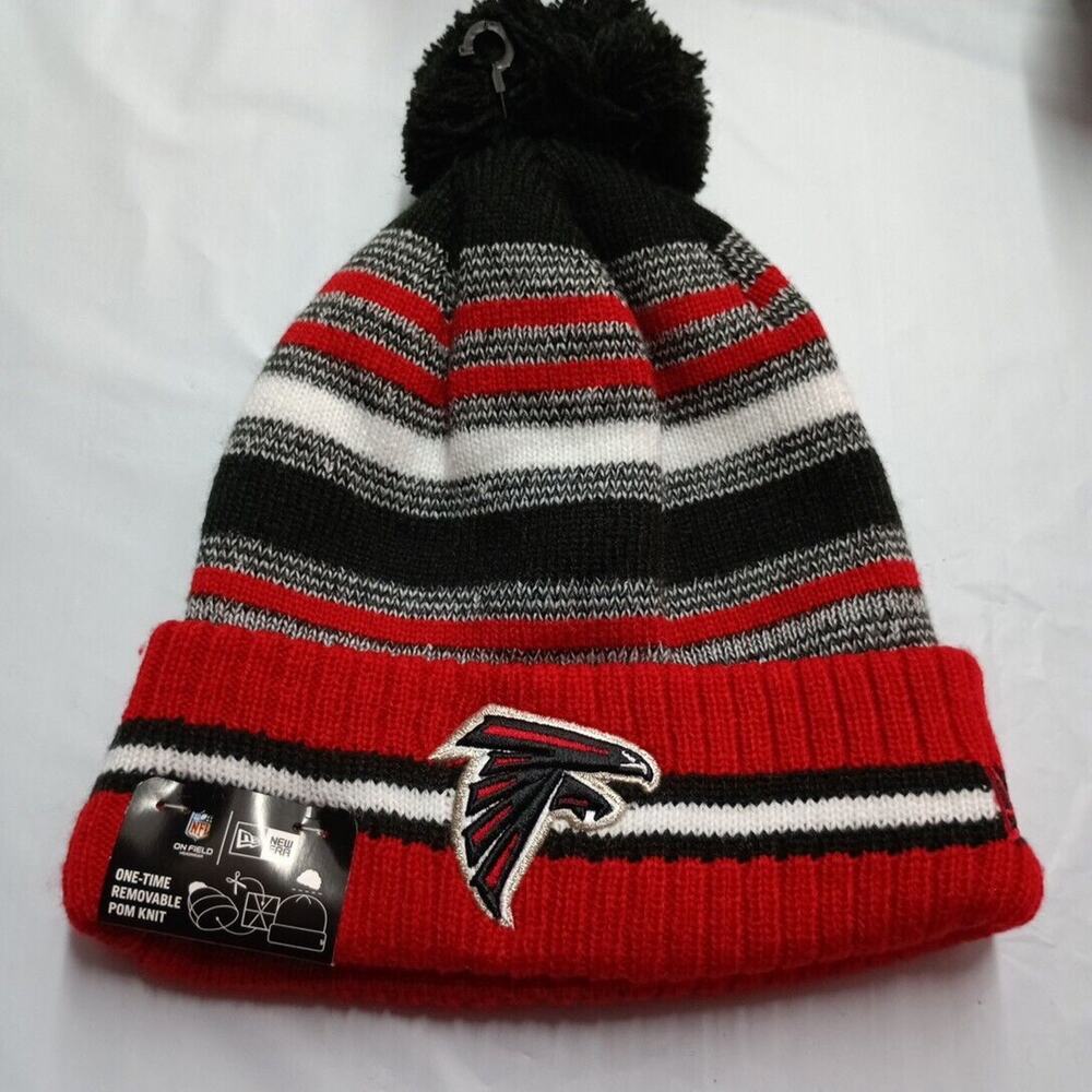Atlanta Falcons New Era NFL Sideline Home Official Sport‎ Knit Beanie Hat NWT